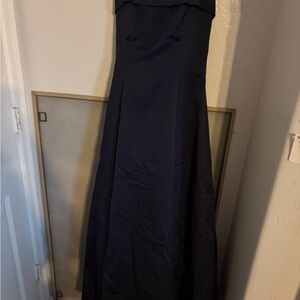 Roberta Bridal Strapless Navy Dress